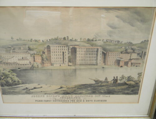 Manayunk Industrial Lithograph Phila 19th century
