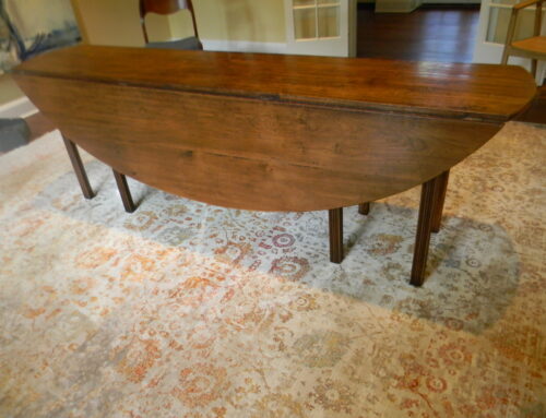 Yew Wood Dining Table 95”x60” English