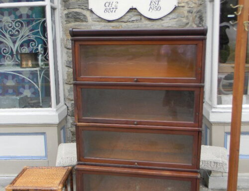 Mahogany Barrister Book Case by Globe