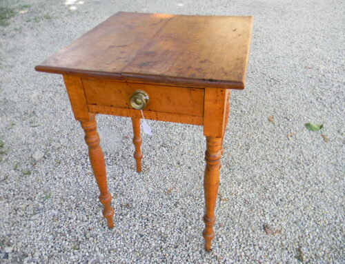 Figured Maple Side Table Circa 1810