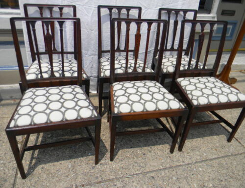 Set of 6 English Side Chairs