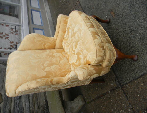 Queen Anne English Wing Chair Circa 1750