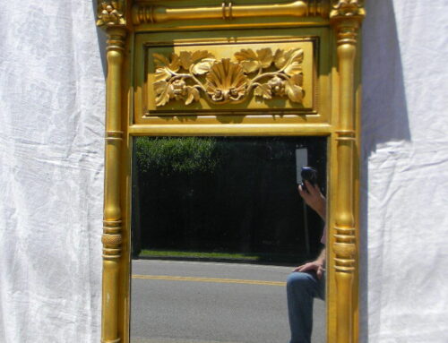 Gilt Federal Mirror 51”t Circa 1810