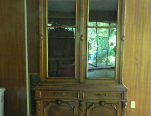 Walnut Victorian Book Case 100”t-53”w American 2 Piece