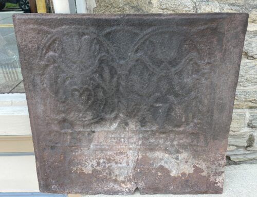 Cast Iron Fire Back 26”w-23”t