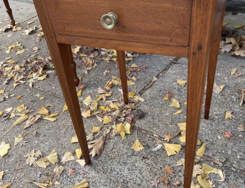 Walnut Inlaid Side Table PA. Circa 1790