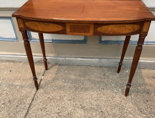 New England Inlaid Games Table ,Circa 1810